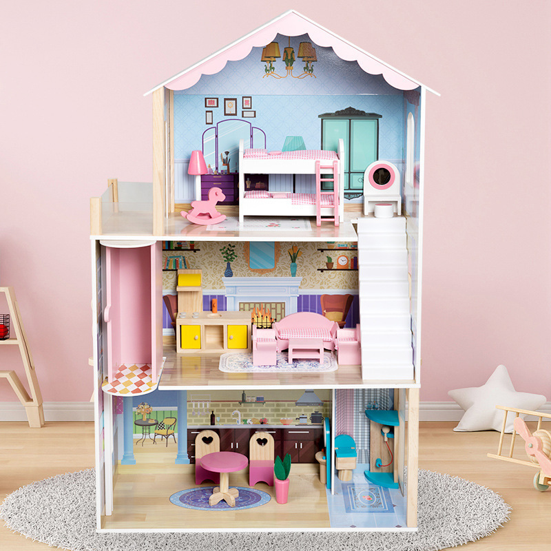 Looking for a large multi-level wooden dollhouse to enhance your retail offerings?