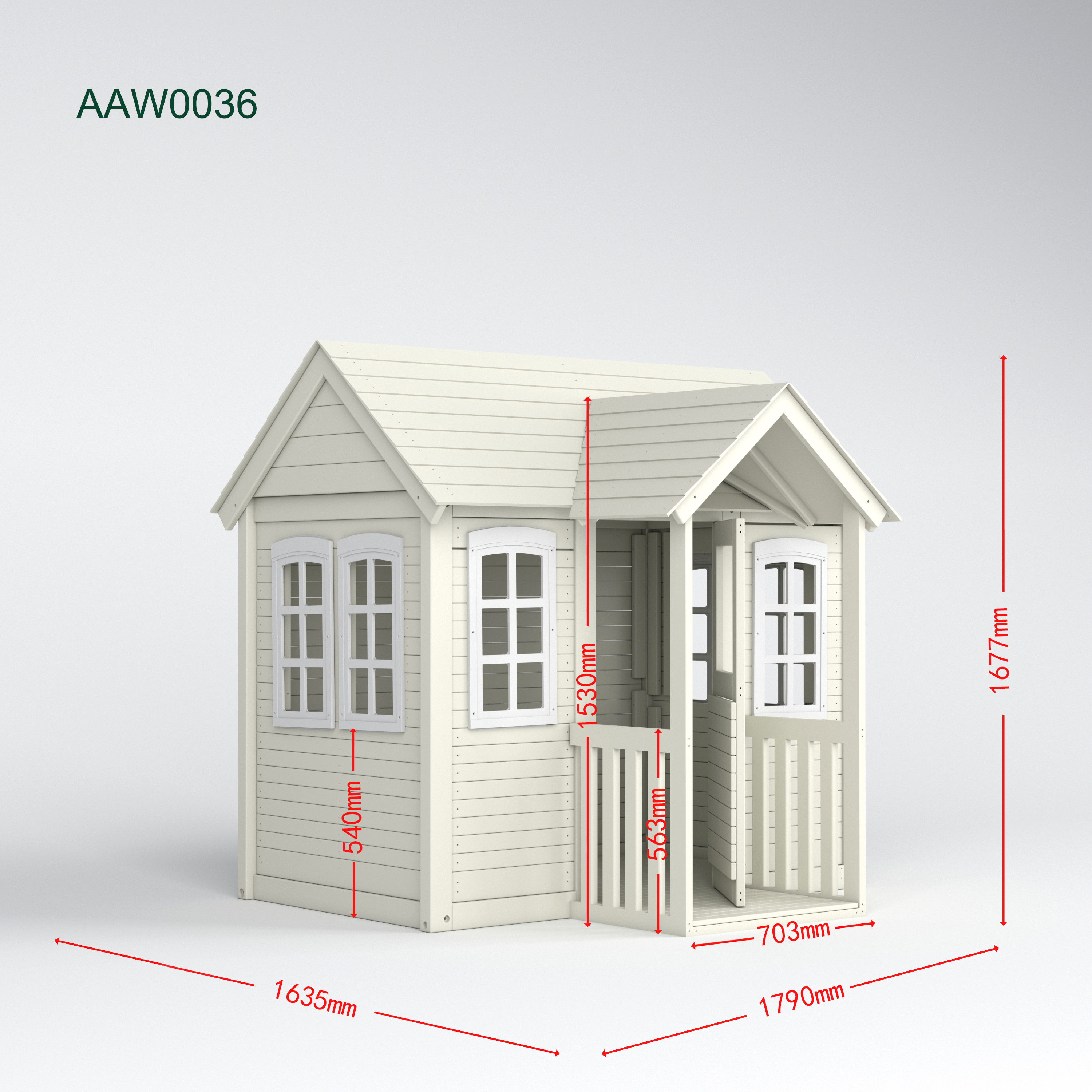 Create childhood memories with WIDEWAY’s charming outdoor playhouse!