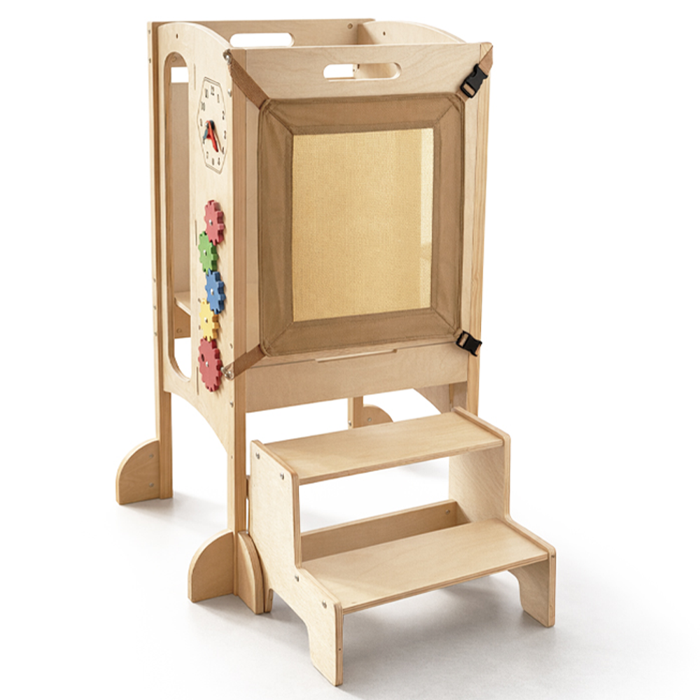 Foldable Wooden Multifunction Kids Easel