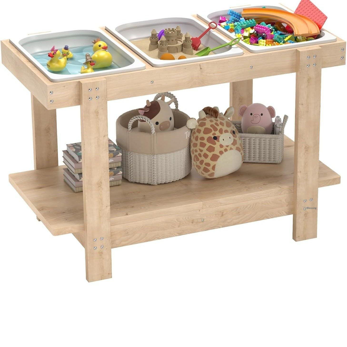 Discover the Magic of Sensory Play: Solid Wood Infant Sensory Activity Table