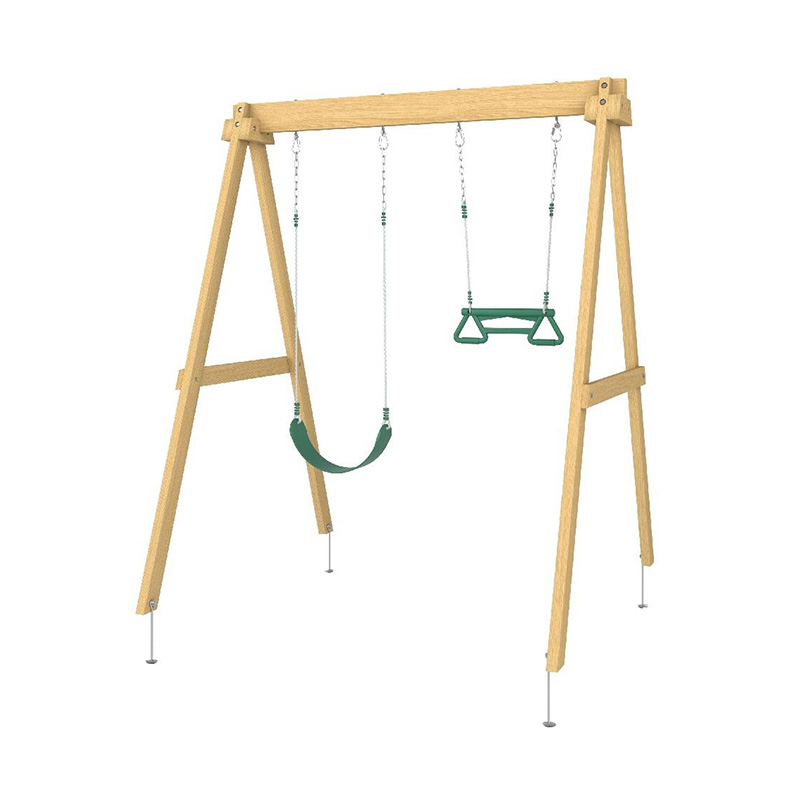 Wooden Double Swing Sets